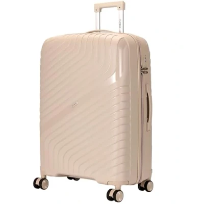 Image of 29&quot; Large Suitcase Luggage 4 Wheels Lightweight 20kg 23kg Hardshell Polypropylene with Combination Lock + Telescopic Handle Travel Case Hard Shell XL 102L Khaki
