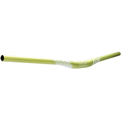 Image of Funn Full On Mountain Bike Handlebar with Bar Clamp 31.8mm and Width 810mm, Tough Lightweight Alloy Riser for MTB, BMX Road Bike, Rise 15mm MTB (Green)