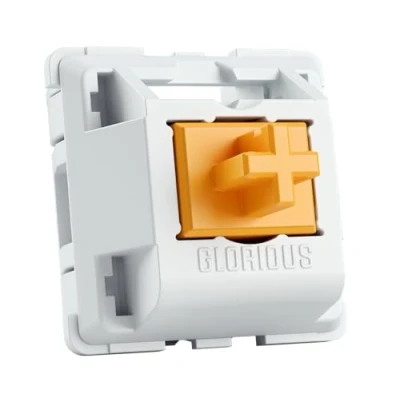 Image of Glorious Gaming 36x Panda Mechanical Keyboard Switches (Tactile) Fits All GMMK Keyboards &amp; Numpads, Snappy Bump, Buttery Smooth Travel, Original INVYR Moulds, 49g Actuation, 3 Pin Mount Lubed