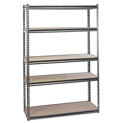 Image of Draper Heavy Duty Steel Shelving Unit, 5 Shelves, L1220 x W450 H1830mm