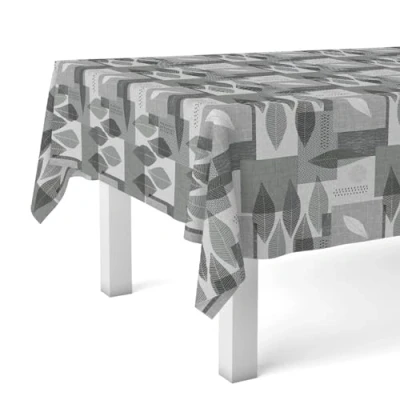 Image of Martina Home Grey Rubber Tablecloth 140 x cm