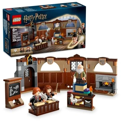 Image of LEGO Harry Potter Hogwarts Castle: Charms Class Set with 3 Minifugures incl. Hermione Granger &amp; Ron Weasley, Features Wingardium Leviosa Levitation Function, Toy for 8+ Year Old Boys Girls 76442