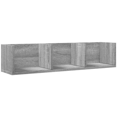 Image of vidaXL Wall Cabinet Grey Sonoma 75x18x16.5 cm Engineered Wood