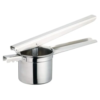 Image of KitchenCraft MasterClass MCRICERSS Deluxe Stainless Steel Mash Potato Ricer for Mashed Potato, Fishcakes and Rosti,10.1 x 31 13 centimetres, Silver