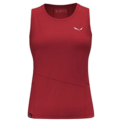 Image of SALEWA Puez Sporty Dry W Tankt, Syrah, L, FEMALE