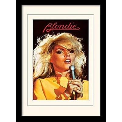 Image of Blondie Heart of Glass Mounted &amp; Framed 30 x 40cm Print, MDF, Multi Colour, 42 32 2.4 cm