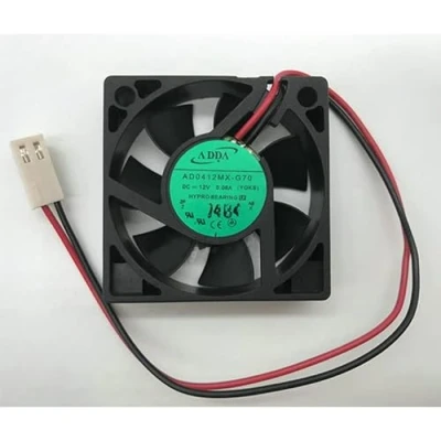 Image of ADDA 4010 AD0412MX G70 DC12V 2 wire pin 0.08A hydraulic bearing silent cooling fan
