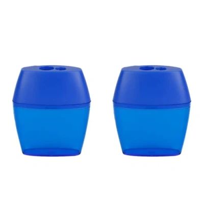 Image of Eagle 2 Hole Pencil Sharpener Works fine for Regular Pencils, Colored Pencils and Crayons，Dark Blue