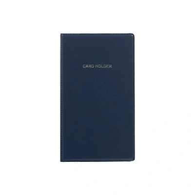 Image of TTO Business Card Book 120 Cards Blue