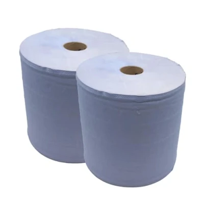 Image of Arctic Hayes 2 x Ply Monster Paper Rolls, Cleaning and Maintenance Wiping Paper, 875 Sheets per Roll, 1750 in Total, Sheet Size: 24 40cm
