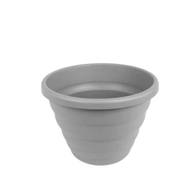 Image of M1SS Beehive 40cm Round Pot Cement Grey Flower Planter Soft Garden Plant Container Indoor or Outdoor Home Decoration
