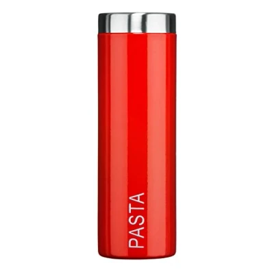 Image of Premier Housewares Liberty Pasta Canister Red, H28 x W10 D10cm