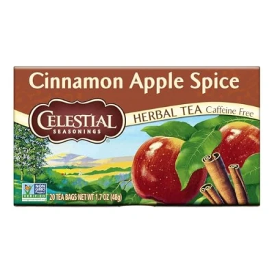 Image of Celestial Seasonings Cinnamon Apple Spice Herbal Tea, 20 bags