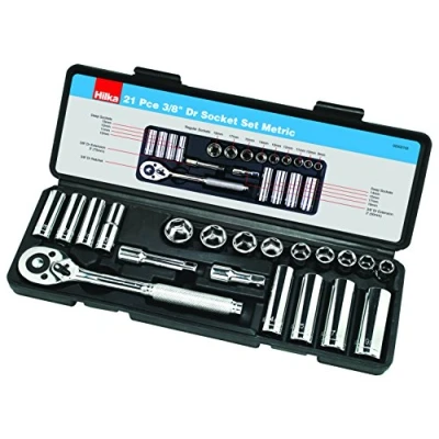 Image of 21PC 3/8&quot; Drive Socket Set Metric
