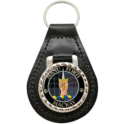 Image of Mackay Scottish Clan Leather Key Fob