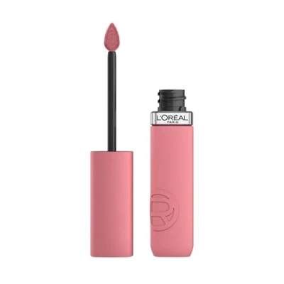 Image of L&#039;Oréal Paris Liquid Lipstick, Intense Colour, Longwear Matte Formula with Hyaluronic Acid, Transfer and Smudge Resistant, Infallible Resistance, Shade: 200 Lipstick &amp; Chill