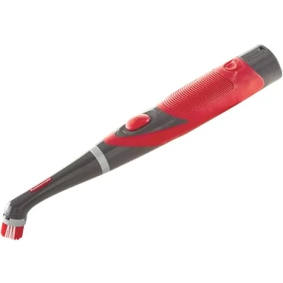 Image of RUBBERMAID Power Scrubber with All Purpose Grout Head, Gray, 1PC