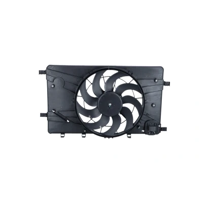 Image of 1314000, 13267634 Cooling fan NRF 470143 380mm 12V with radiator shroud VAUXHALL: Astra Mk6