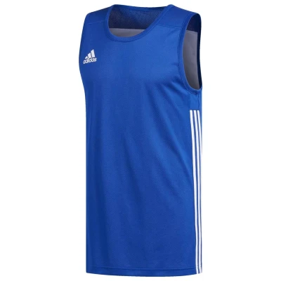Image of adidas Men&#039;s 3g Spee Rev Jrs T shirt, Collegiate Royal/White, L UK