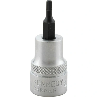 Image of Kennedy 3mm Hex Socket Bit 3/8&quot; Square Drive