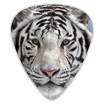 Image of Guitar Picks White Tiger 12 Packs Variety Plectrums