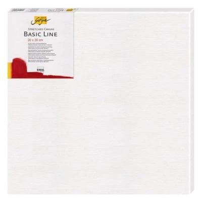 Image of KREUL Solo Goya 62020 Stretched Canvas Basic Line 20 x cm with Cotton 4 Ply Primed Ideal for Oil, Acrylic and Gouache Paints White