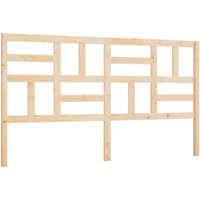 Image of vidaXL Bed Headboard 186x4x104 cm Solid Wood Pine