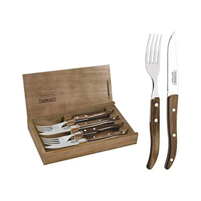 Image of Tramontina 4 Pcs. Cutlery Set (2X Knives + 2X Forks)