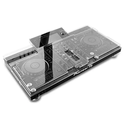Image of Decksaver Cover for Pioneer DJ XDJ RX2 Super Durable Polycarbonate Protective lid in Smoked Clear Colour, Made The UK DJs&#039; Choice Unbeatable Protection