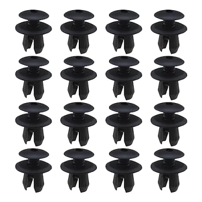Image of VGOL 50Pcs Trim Panel Lining Clips Replacement 70186729901 701867299 Compatible with VW T4 T5 Car Clamps Door Black