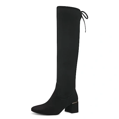 Image of MARCO TOZZI Women&#039;s 2 25502 41 Boot Heel, Black, 4