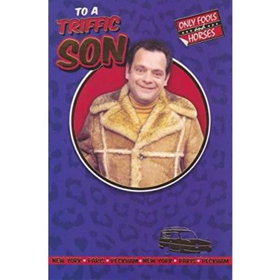 Image of Only Fools and Horses OF011 Son Birthday Card Multi Colour