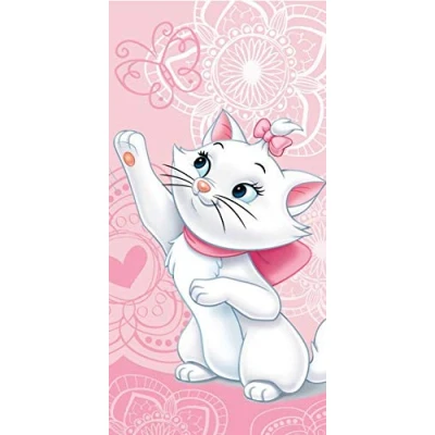 Image of Disney Marie Cat Printed Beach Towel