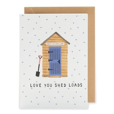 Image of Love You Shed Loads Magical Hideaway! Father&#039;s Day Contemporary Greeting Card