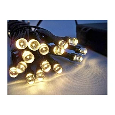 Image of 30 Warm White LED Outdoor Waterproof Battery Multi Function String Lights with Timer 3M Length Party Fairy Christmas