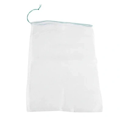 Image of TOPINCN 50Pcs Plant Protect Bag Drawstring Breathable Mesh Bags Fruit Seeding Barrier Gardening Tools (11.8 * 7.8 In)