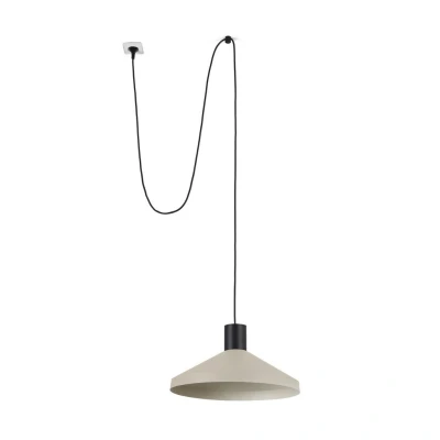 Image of Kombo Beige Dome Pendant Lamp Ø400 With Plug 2700K