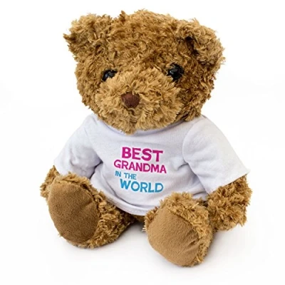 Image of NEW BEST GRANDMA IN THE WORLD Teddy Bear Cute And Cuddly Gift Present Birthday Xmas