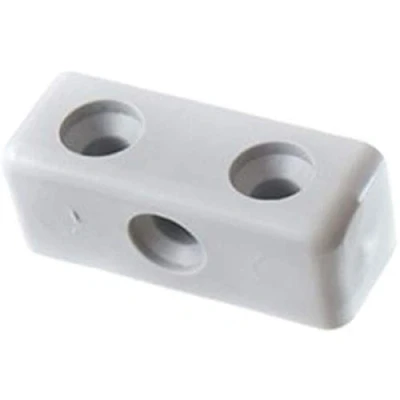 Image of Modesty Block Joint Connector Blocks for Kitchen Cabinet Cupboard Fixing (50 Blocks, White)