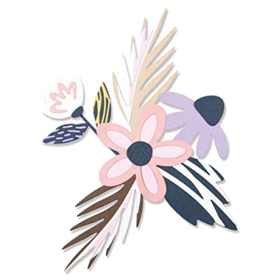 Image of Sizzix Thinlits Die Set 12PK Bohemian Florals by Jennifer Ogborn 665881 Chapter 2 2022, One Size