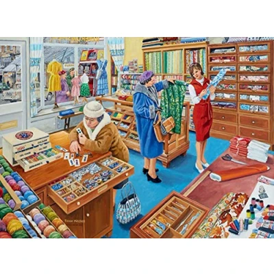 Image of Ravensburger Happy Days at Work No.18 The Haberdasher 500 Piece Jigsaw Puzzle for Adults and Kids Age 10 Up