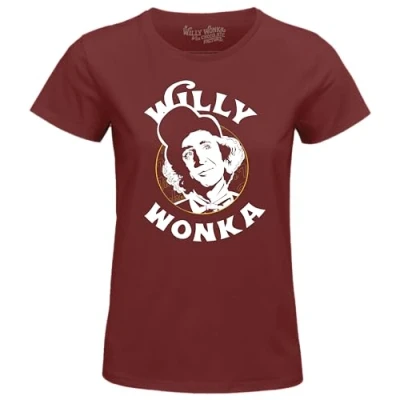 Image of cotton division Women&#039;s Wowonkats001 T Shirt, Burgundy, S