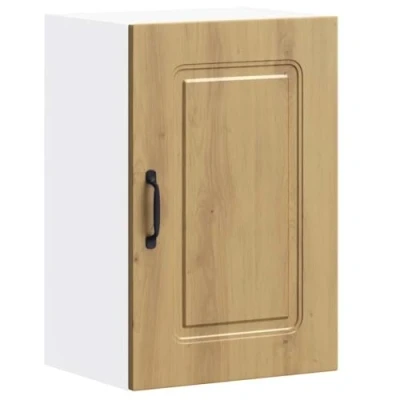 Image of vidaXL Kalmar Kitchen Wall Unit Handcrafted Oak Multilayer Wood