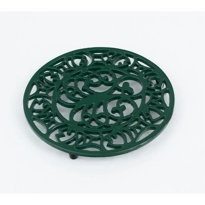 Image of Victor RW107G Octopus &amp; Fish Trivet Green, Cast Iron