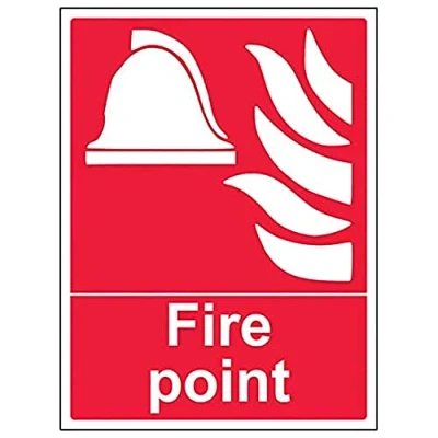 Image of V Safety Eco Friendly Fire Equipment Point 200 X 300mm