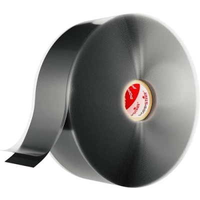 Image of POPPSTAR 1x 11m Self Fusing Silicone Band, Tape, Repair Electrical Tape and Sealing Strip (water tight, air tight), 38mm wide, black