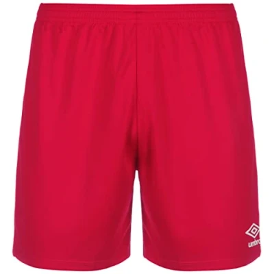 Image of Umbro New Club Unisex Shorts, unisex_adult, 64505U, vermillion, XXL