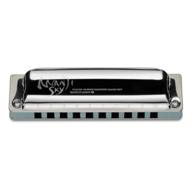Image of Suzuki Diatonic Harmonica MANJI SKY M 20S, key of F