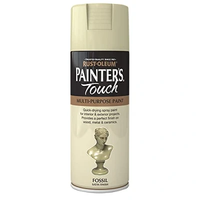 Image of Rust Oleum 400ml Painter&#039;s Touch Spray Paint Fossil Satin