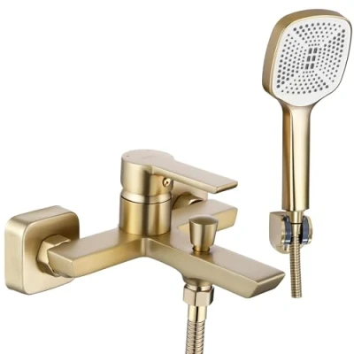 Image of REA Gold Bathroom tap for Bath Argus Brushed B6414